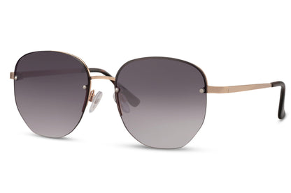 Rimless Oversized Sunglasses