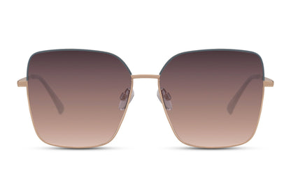 Brown Oversized Sunglasses