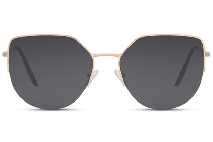 Oversized Geometric Cateye Sunglasses