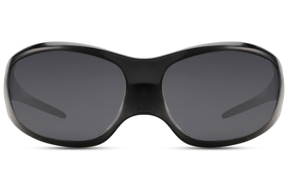 Black Visor Style Party Sunglasses