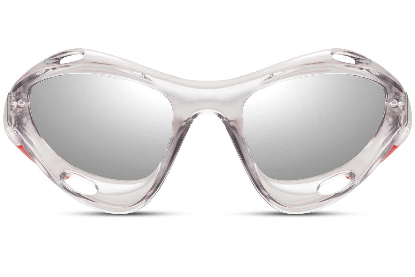 Black & White Visor Style Sports Sunglasses