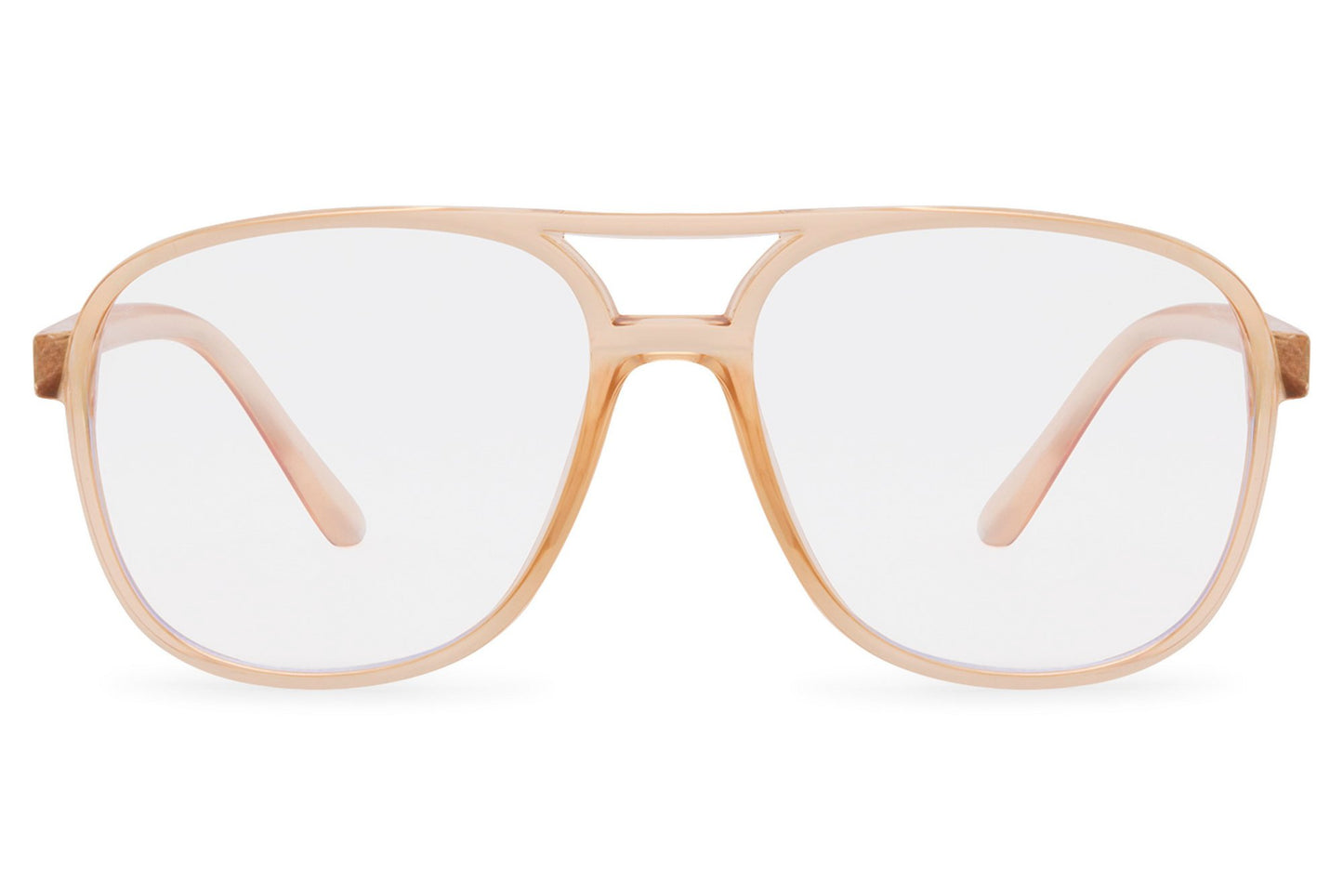 Transparent Aviator Eyeglasses