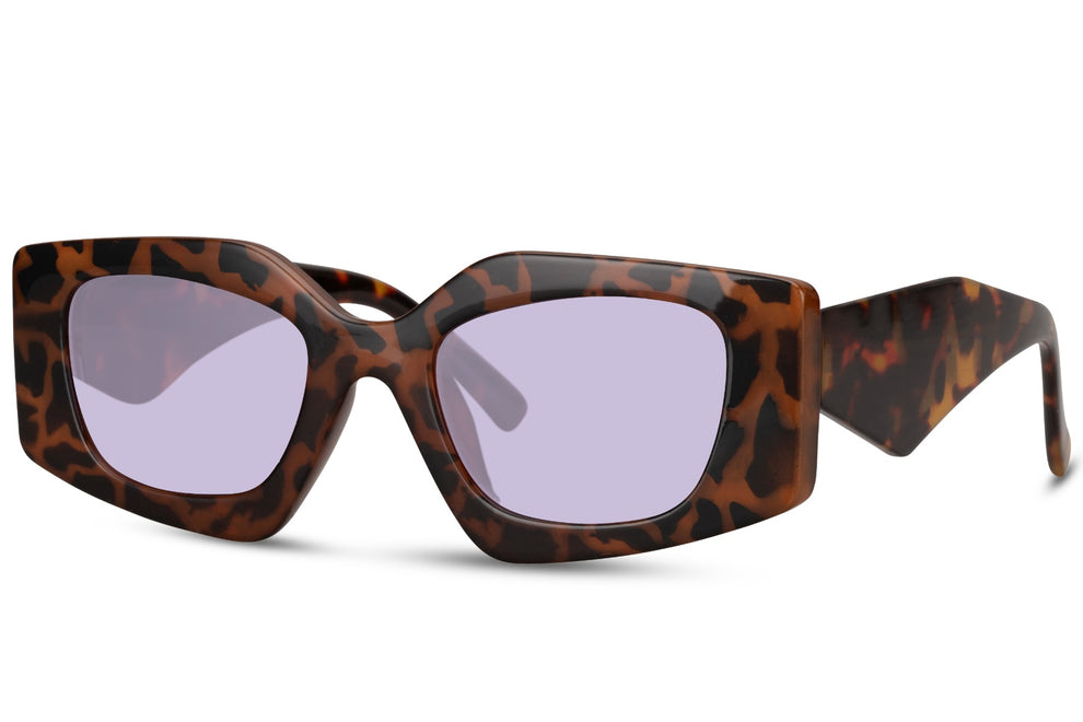 tortoiseshell bold rectangle sunglasses second colourway