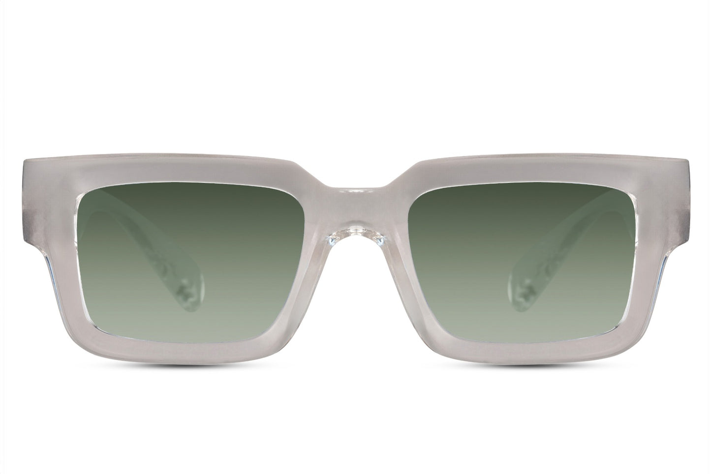Gafas de sol con montura rectangular negra
