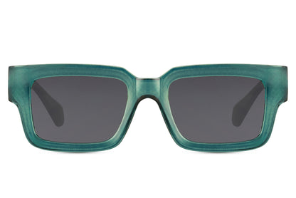 Gafas de sol con montura rectangular negra