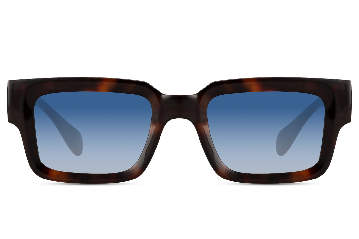 Gafas de sol con montura rectangular negra