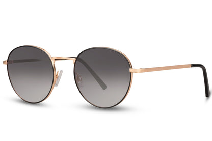 Unisex getönte runde Sonnenbrille