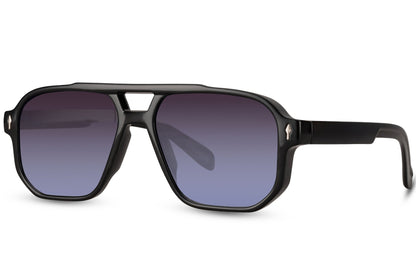 Gafas de sol retro tintadas en verde para hombre