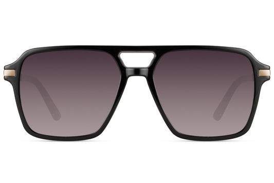 Black Frame Square Sunglasses