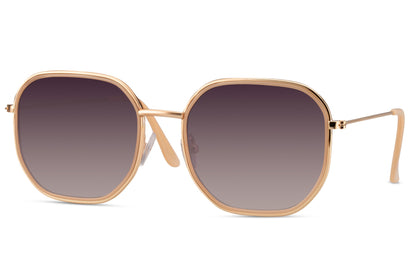 Getönte eckige Sonnenbrille aus Großbritannien