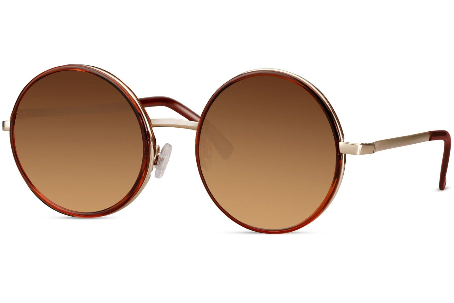 London Oversized-Sonnenbrille mit runden Gläsern