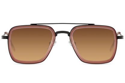London Retro Getönte Pilotenbrille