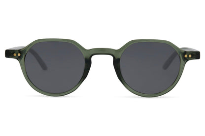 Retro Narrow Round Sunglasses