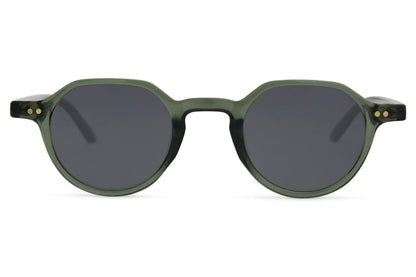 Retro Narrow Round Sunglasses
