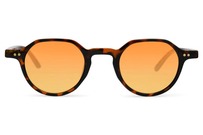 Retro Narrow Round Sunglasses