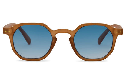 London Narrow Round Sunglasses
