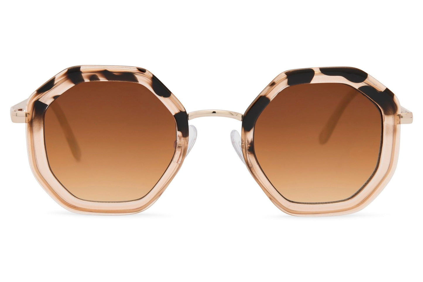 Tortoiseshell Geometric Sunglasses