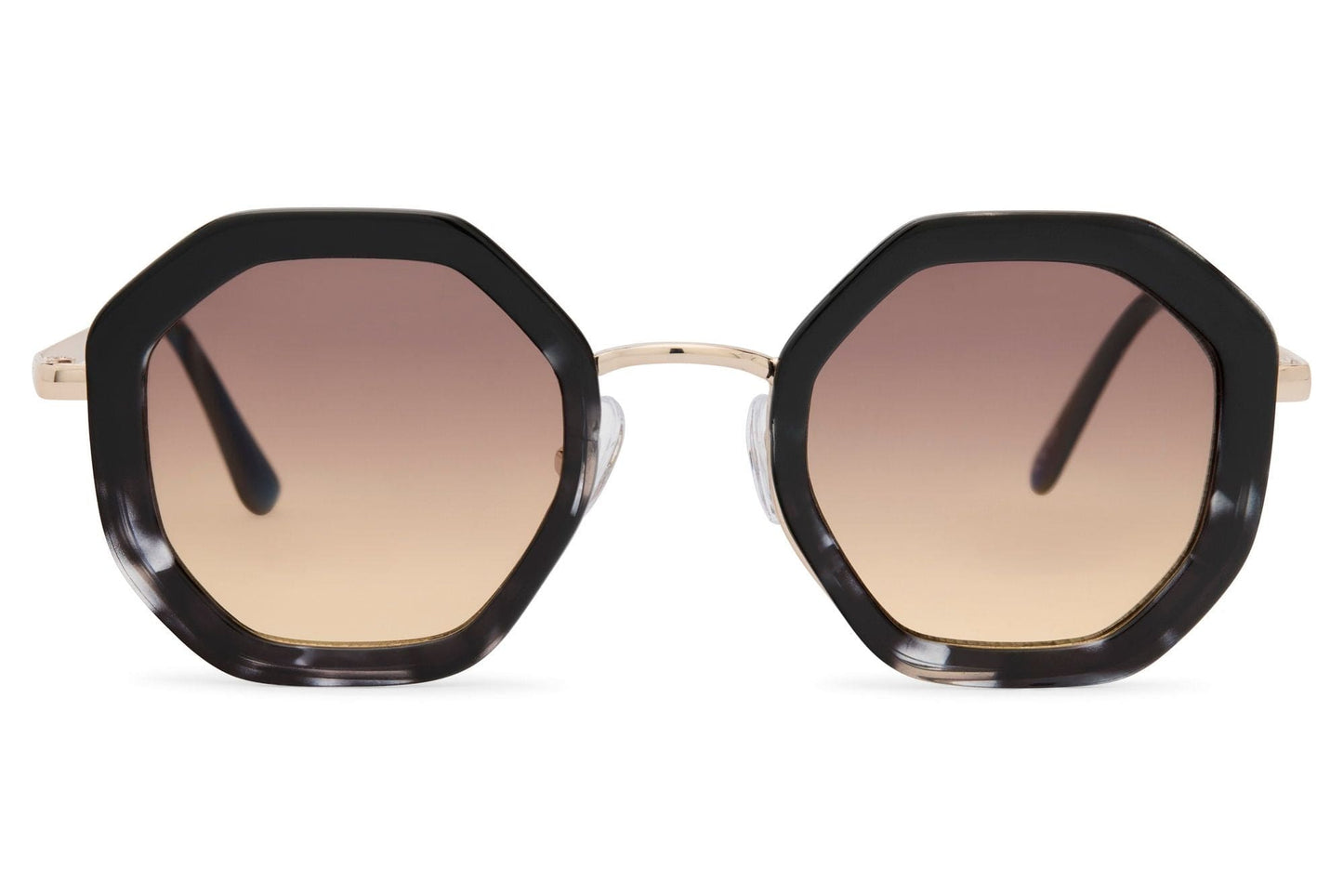 Tortoiseshell Geometric Sunglasses