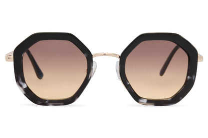 Tortoiseshell Geometric Sunglasses