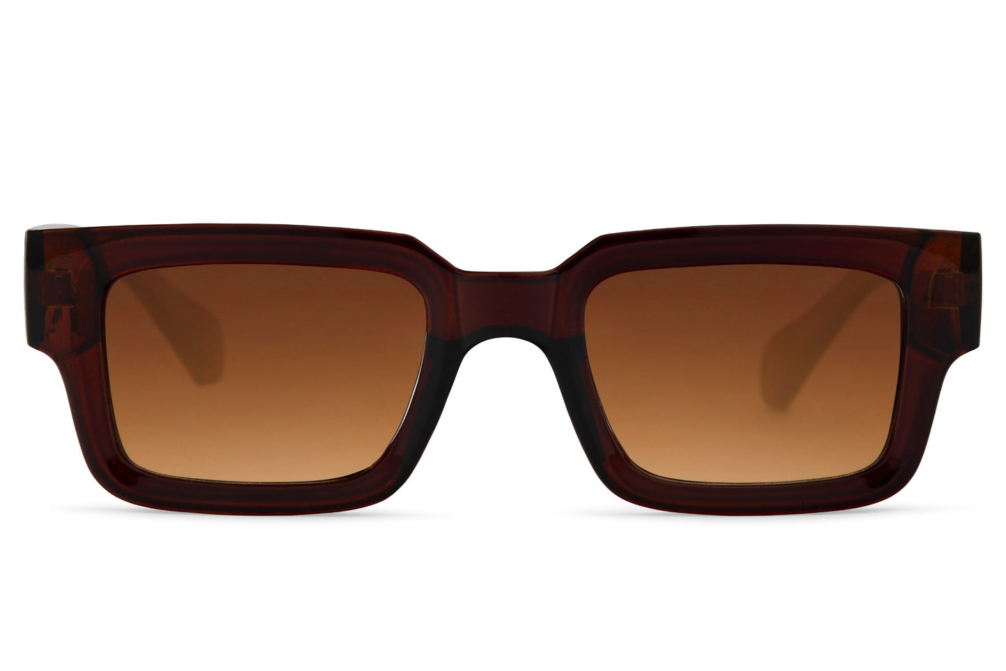 Gafas de sol con montura rectangular negra