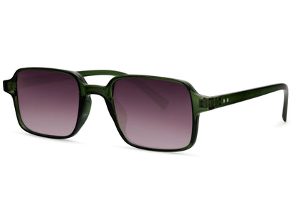 Schlanke Rahmen Rechteckige Sonnenbrille