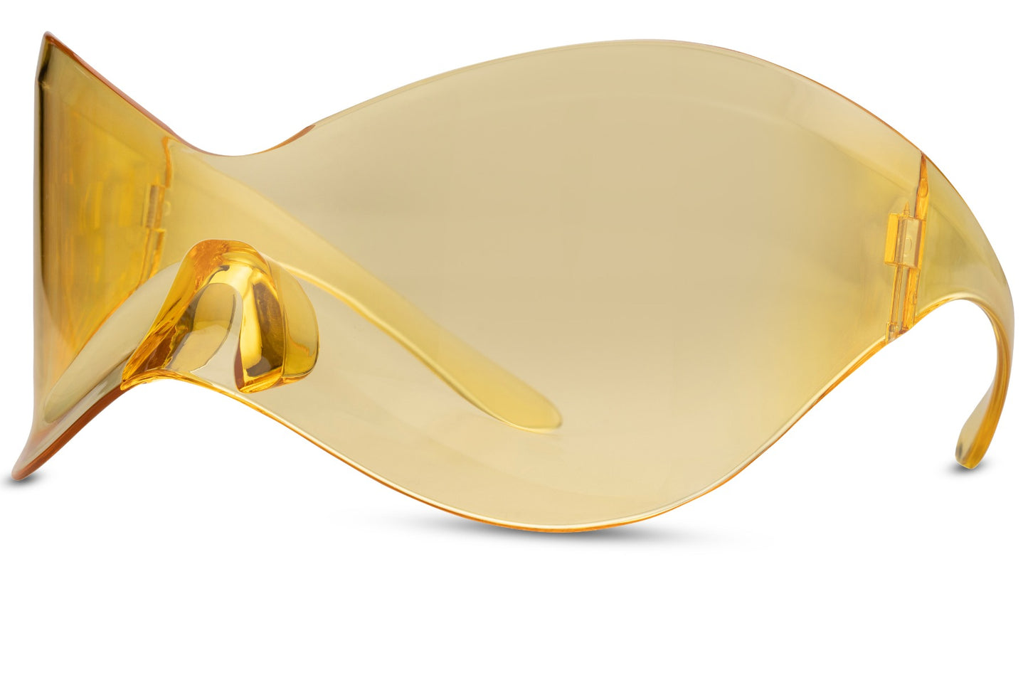 Y2K Oversized Shield-Sonnenbrille