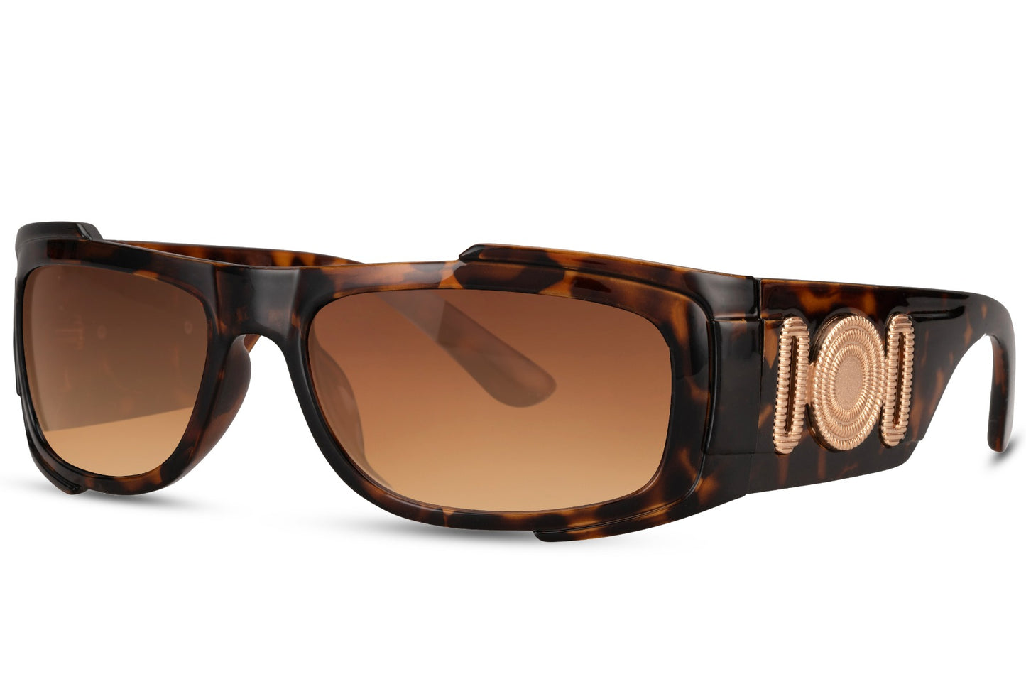 Klobige rechteckige europäische Sonnenbrille