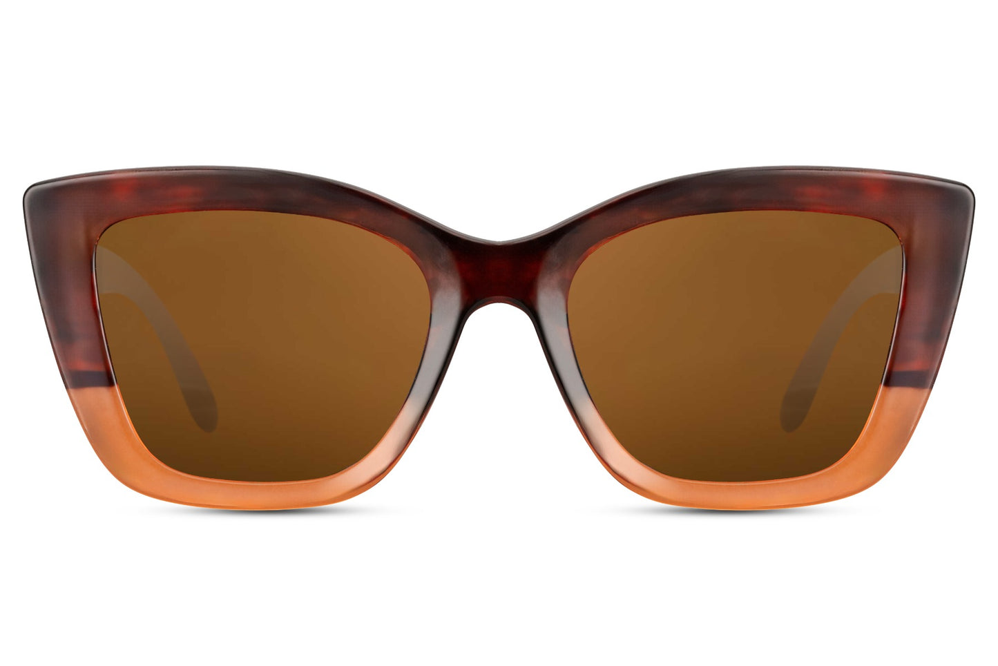 Leopard Print Cat-Eye Damen Sonnenbrille