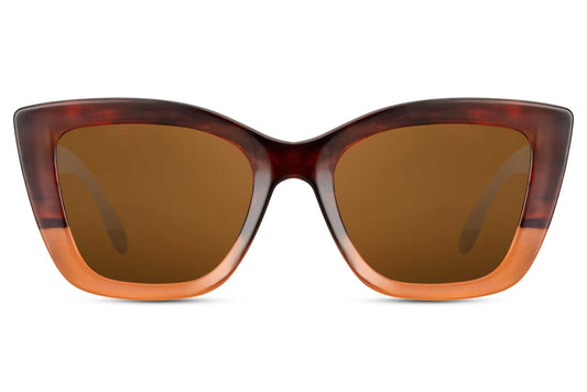 Leopard Print Cat-eye Women Sunglasses