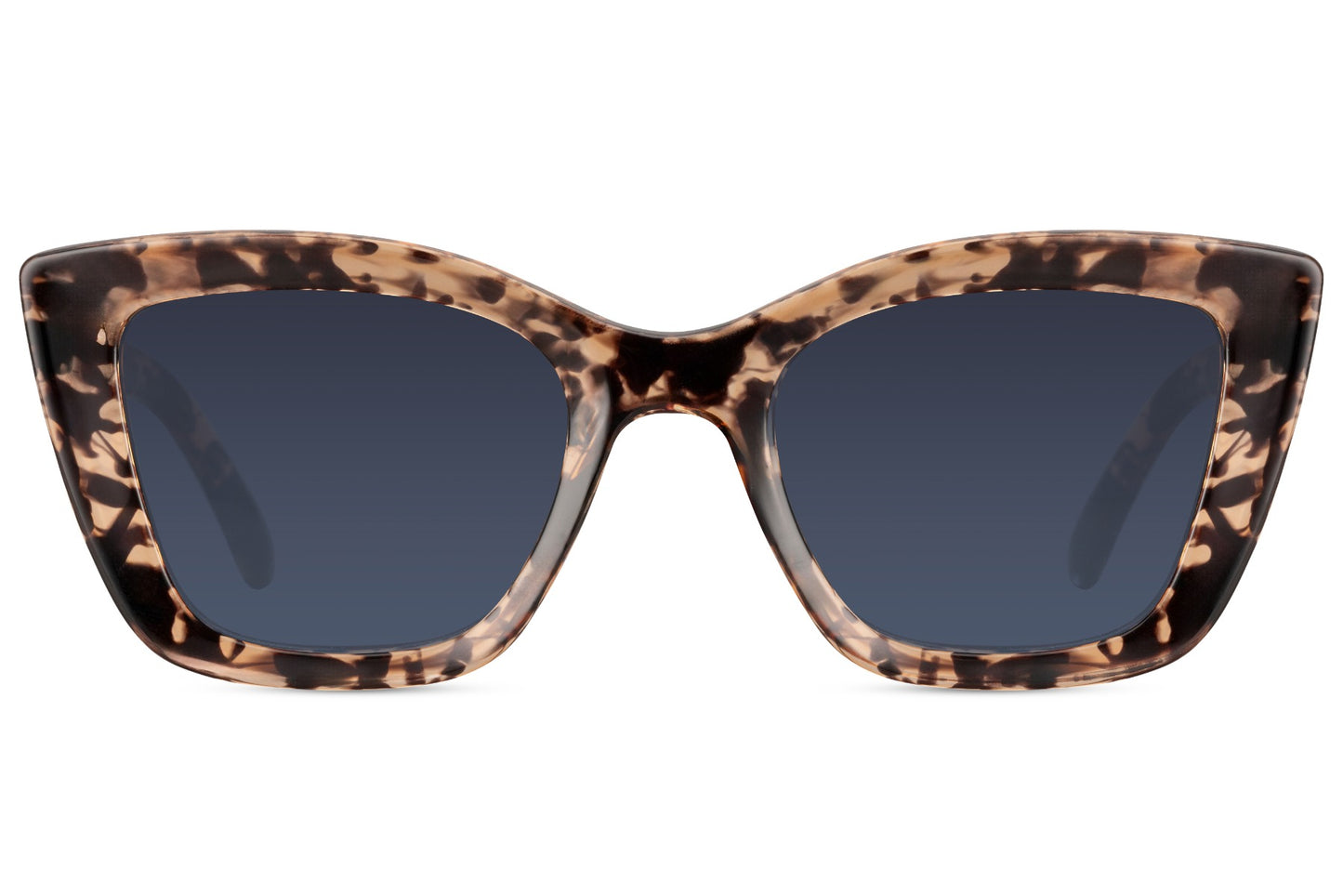 Leopard Print Cat-Eye Damen Sonnenbrille