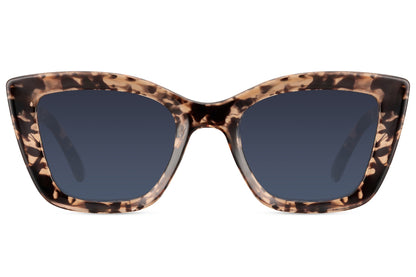 Leopard Print Cat-Eye Damen Sonnenbrille