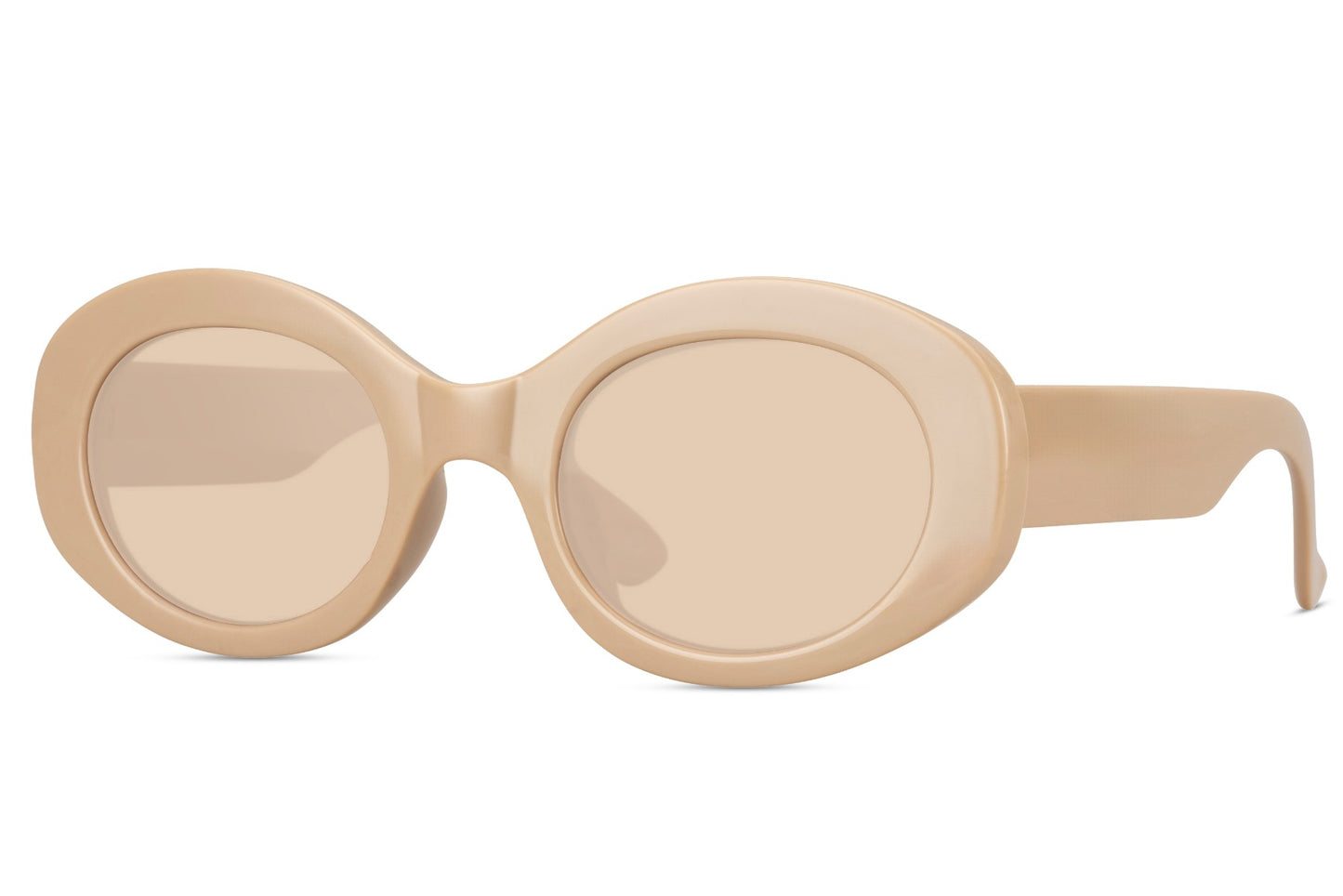 Beige Eco-Friendly Sunglasses
