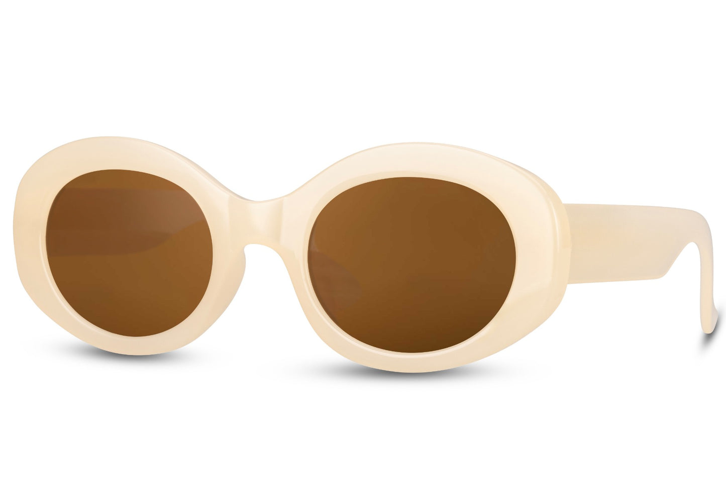 Bold Chunky Oval Sunglasses