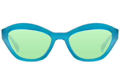 Braune Cat-Eye-Sonnenbrille