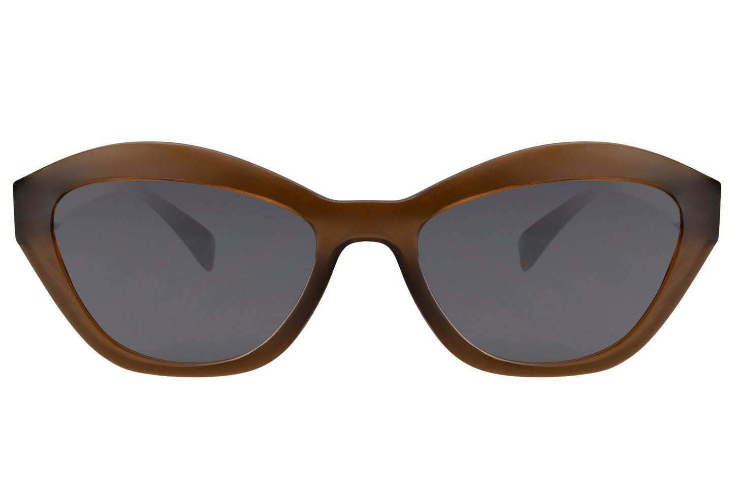 Braune Cat-Eye-Sonnenbrille