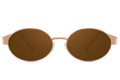 Gafas de sol redondas negras unisex