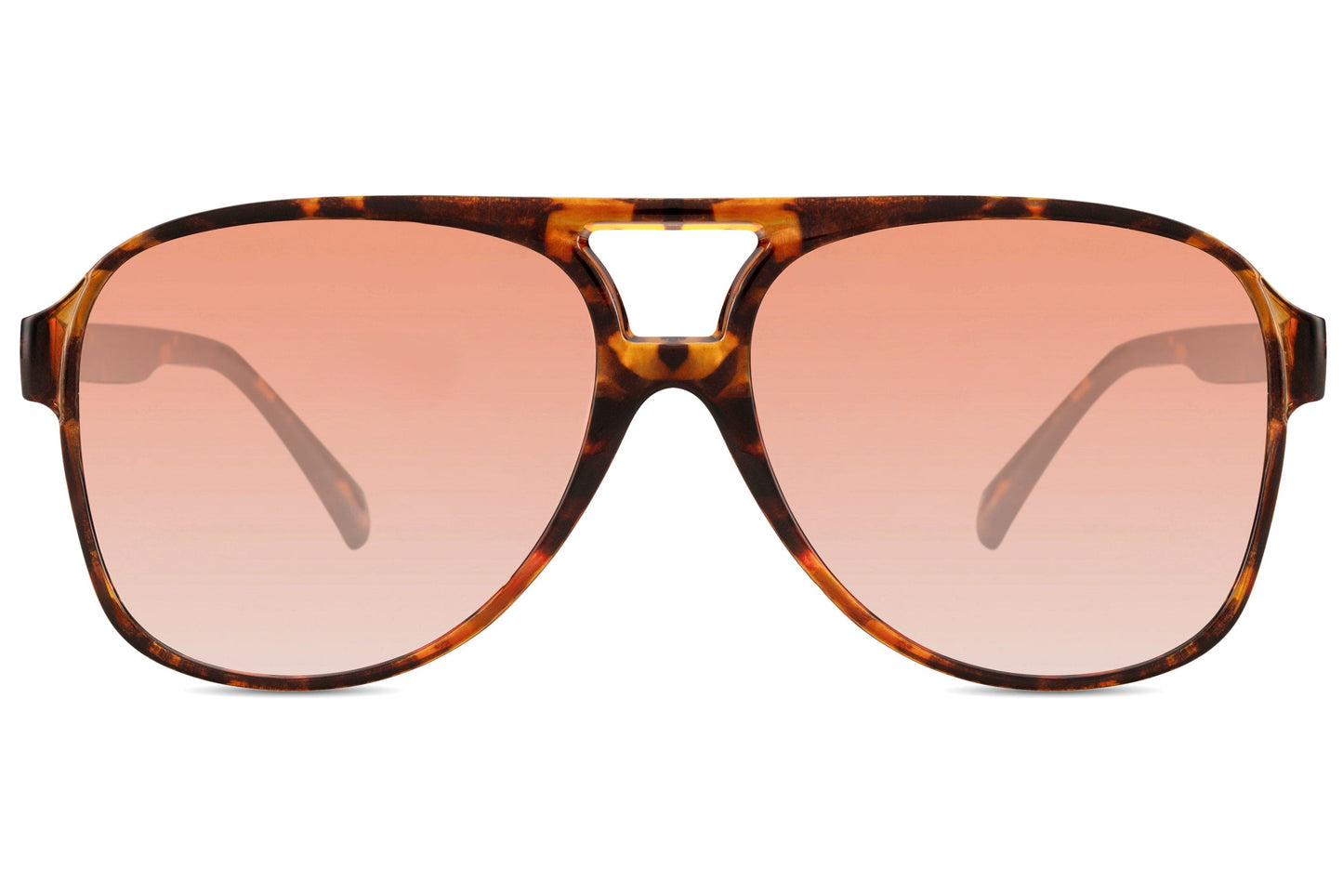 Gafas de sol retro tintadas en naranja