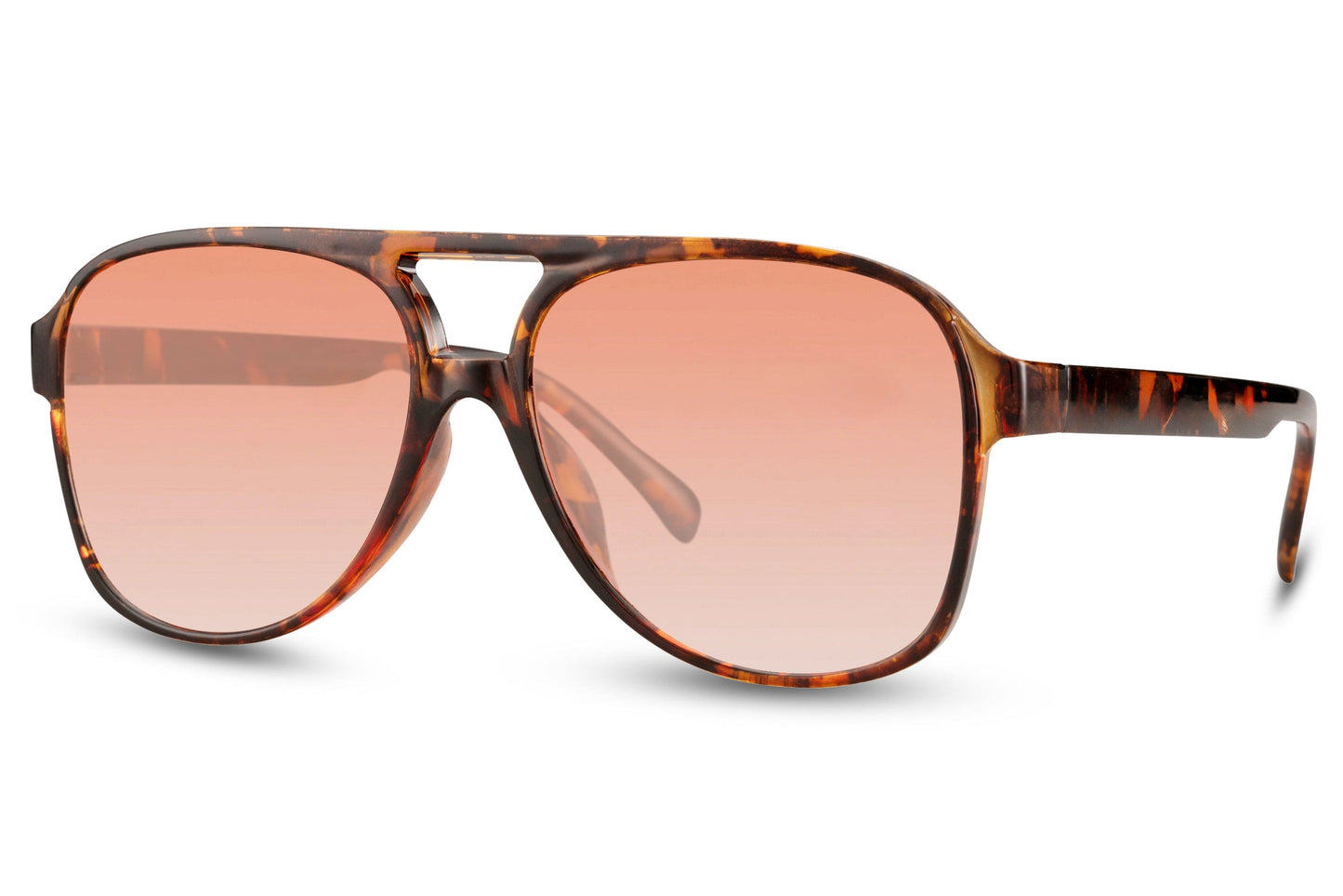 Gafas de sol retro tintadas en naranja