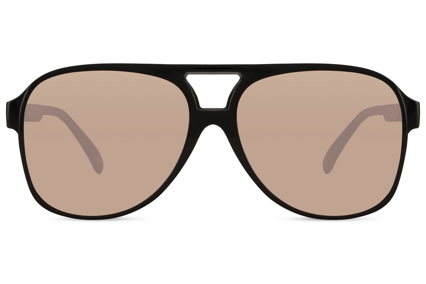 Gafas de sol retro tintadas en naranja