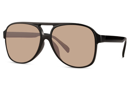 Gafas de sol retro tintadas en naranja
