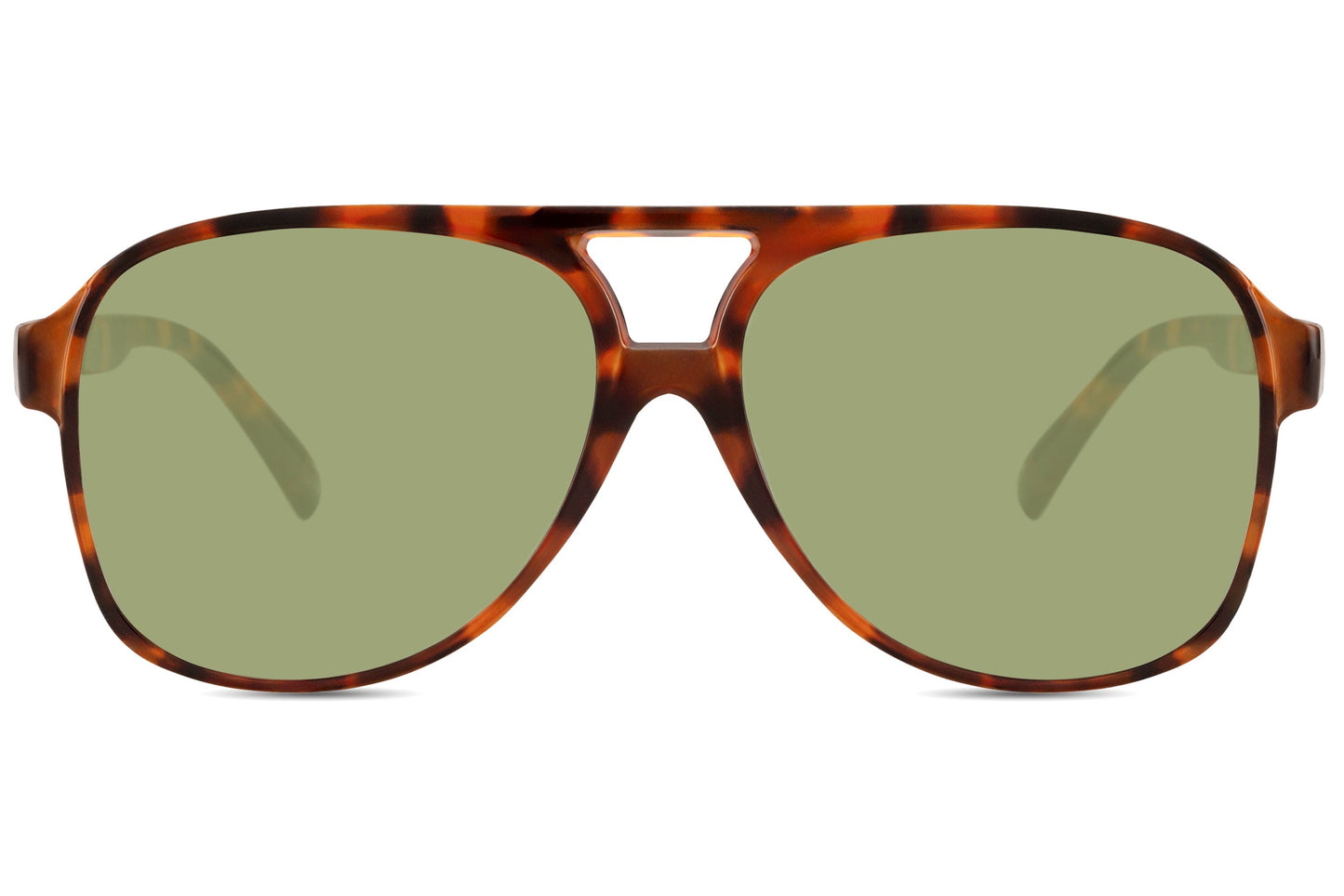 Gafas de sol retro tintadas en naranja