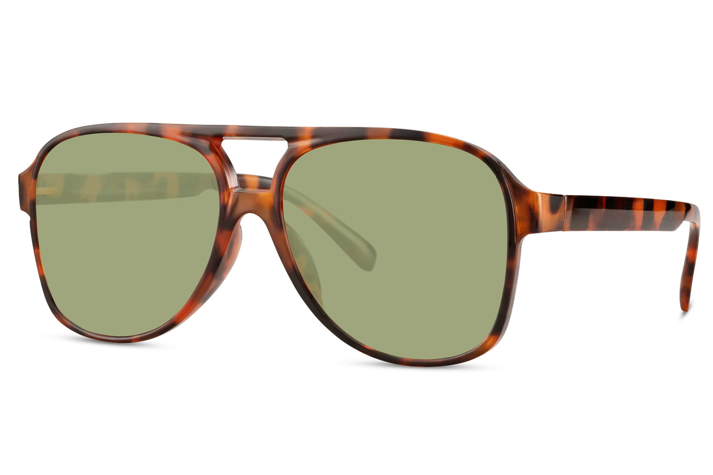 Gafas de sol retro tintadas en naranja