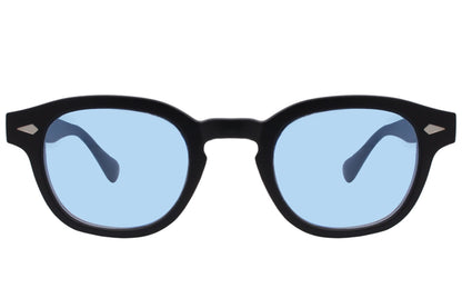 Eco-Conscious Black Round Sunglasses