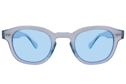 Eco-Conscious Black Round Sunglasses