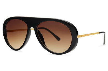 Bold Frames Oversized Aviator Sunglasses