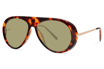 Klobige Oversized-Pilotenbrille