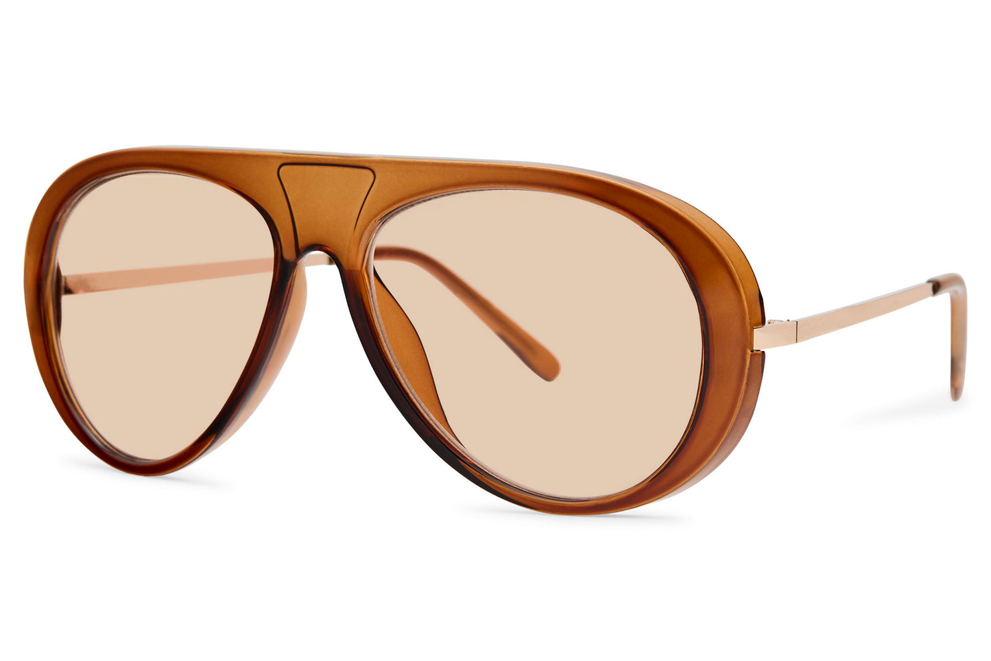 Klobige Oversized-Pilotenbrille