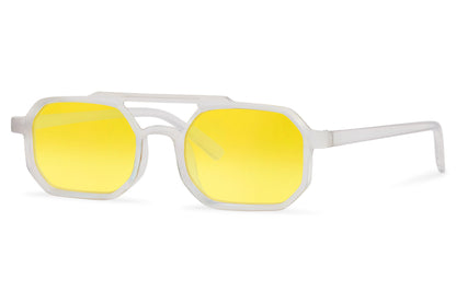 Sleek Rectangle Aviator Sunglasses