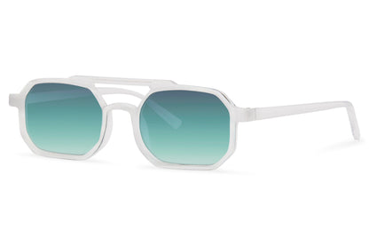 Sleek Rectangle Aviator Sunglasses