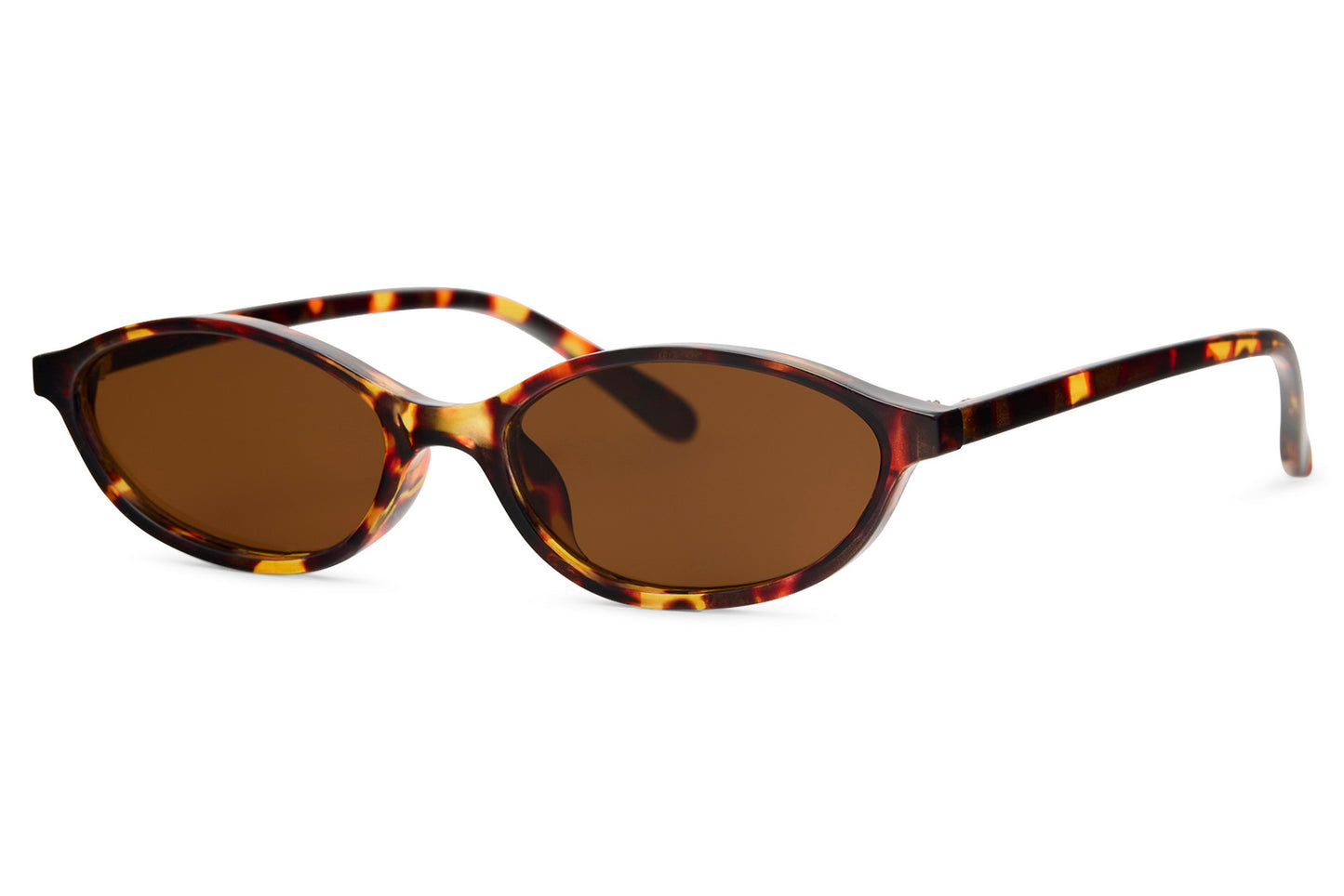 Trendy Sleek Oval Sunglasses
